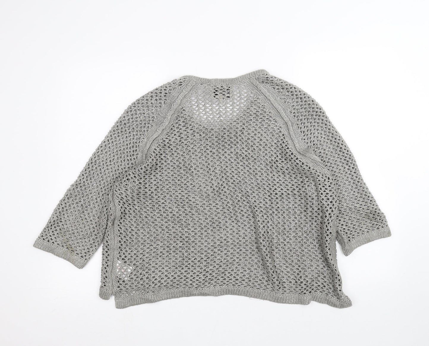 Womens UK Size 18 Papaya Grey Pullover Jumper