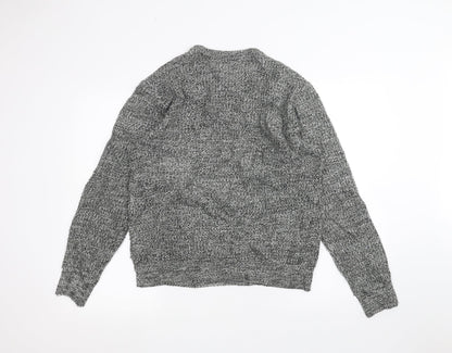 Avenue Mens Grey   Pullover Jumper Size M