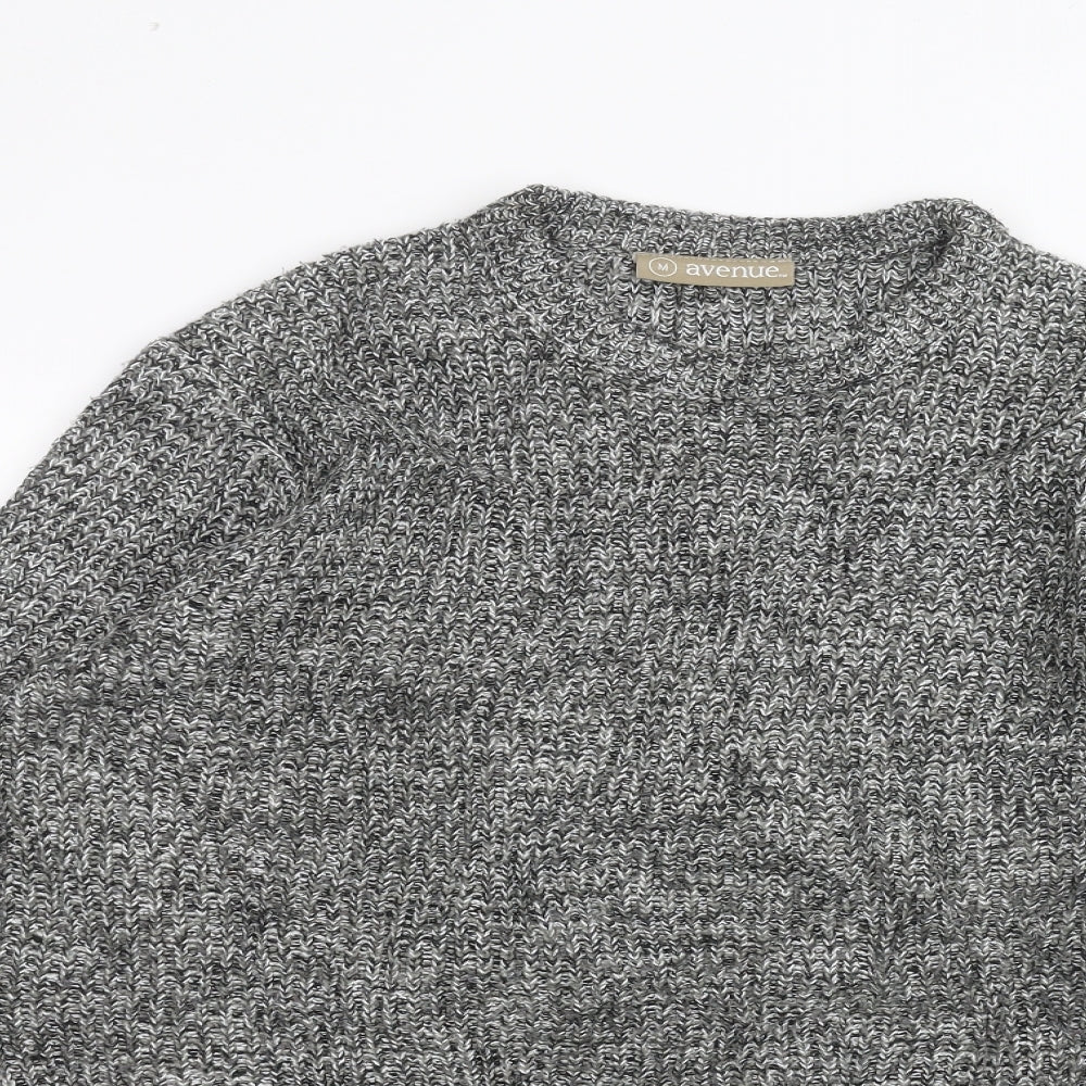 Avenue Mens Grey   Pullover Jumper Size M