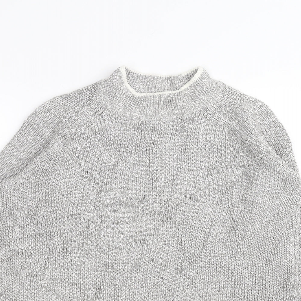Womens UK Size S H&M Grey Pullover Jumper