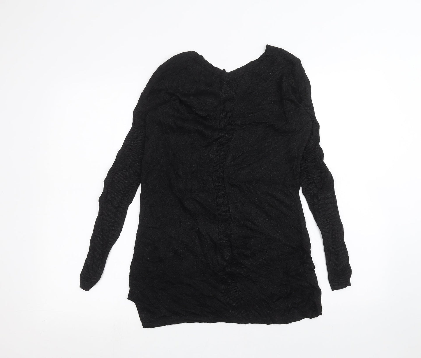 Womens UK Size 6 NEXT Black Basic T-Shirt