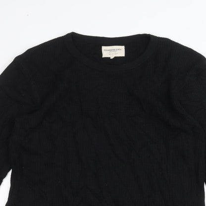 Womens UK Size 2XL Cedar Wood State Black Pullover Jumper