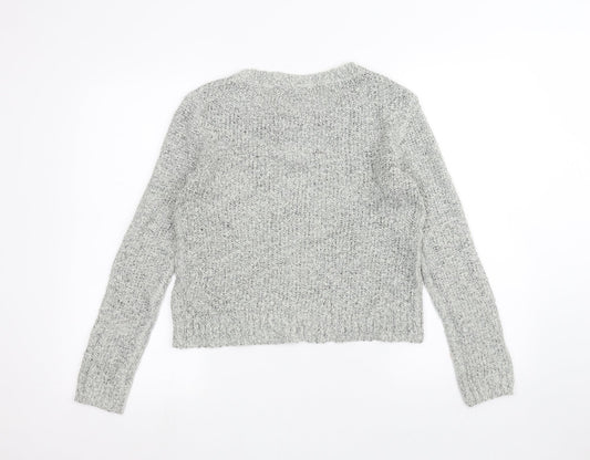 Womens UK Size S H&M Grey Pullover Jumper