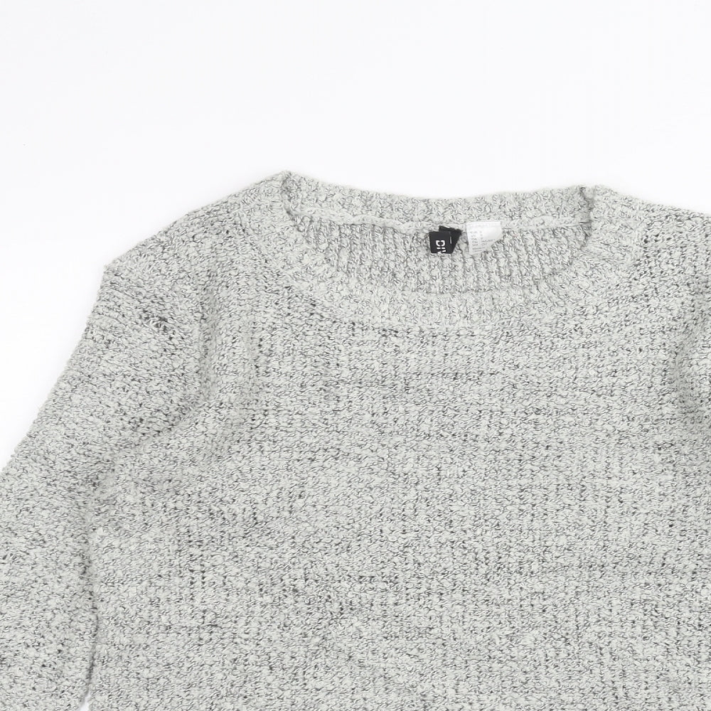 Womens UK Size S H&M Grey Pullover Jumper