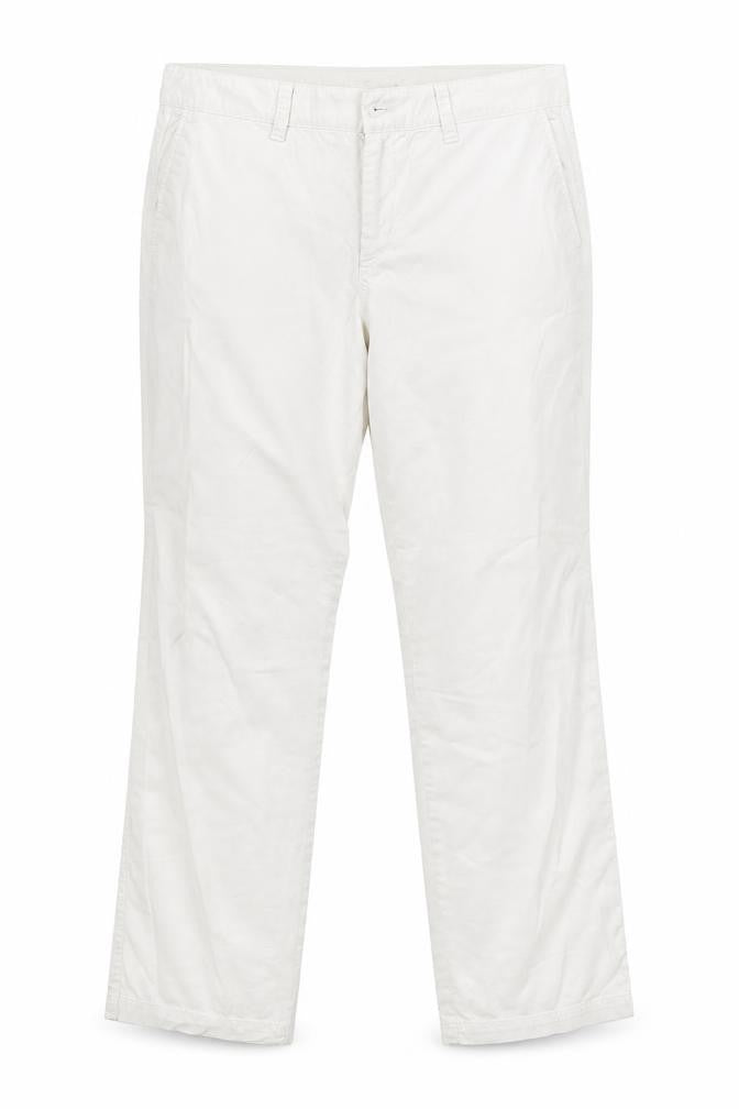 Womens UK Size  Gap Regular Fit  White Trousers