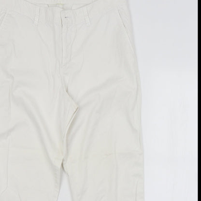 Womens UK Size  Gap Regular Fit  White Trousers