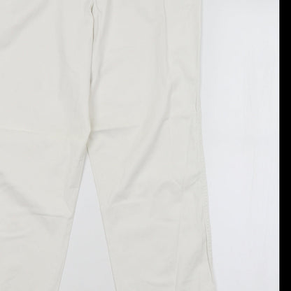 Womens UK Size  Gap Regular Fit  White Trousers