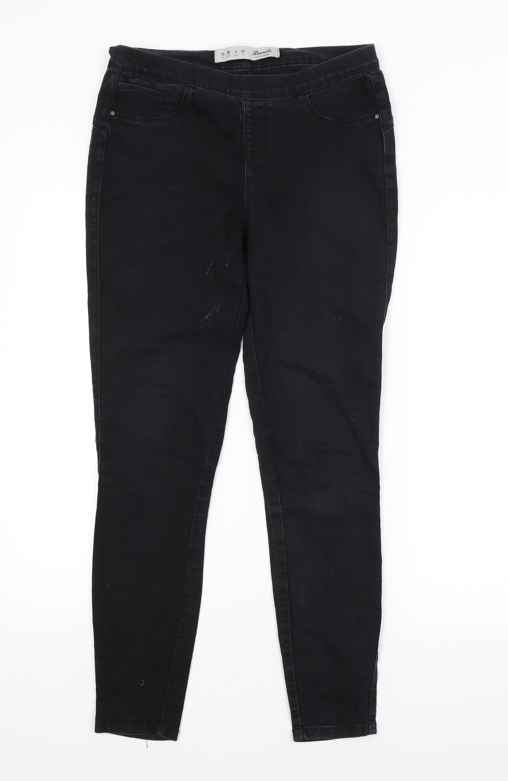DENIM CO. Womens Black   Jegging Jeans Size 10 L27 in