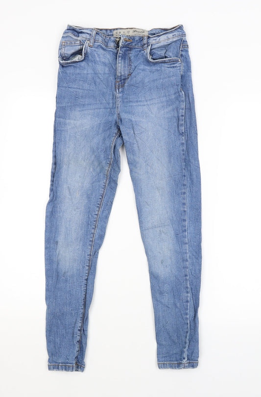DENIM CO. Womens Blue   Skinny Jeans Size 10 L25 in