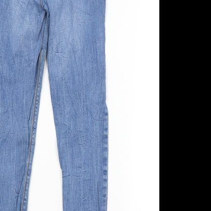 DENIM CO. Womens Blue   Skinny Jeans Size 10 L25 in