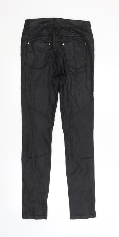 Womens UK Size 28 in Preworn Regular Fit  Black Trousers