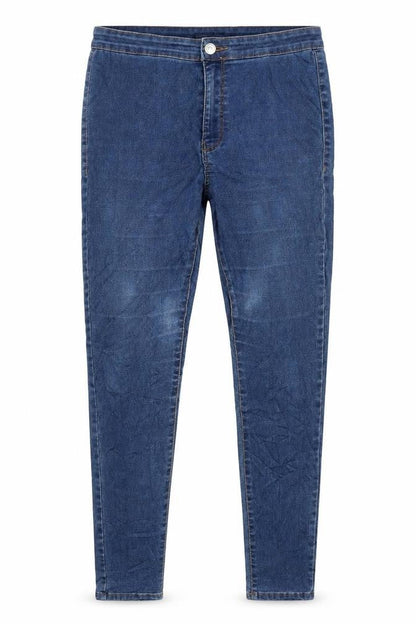 Sinsay Womens Blue   Skinny Jeans Size 14 L28 in