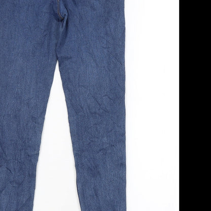 Womens UK Size 14 SINSAY Regular Fit Skinny Blue Jeans