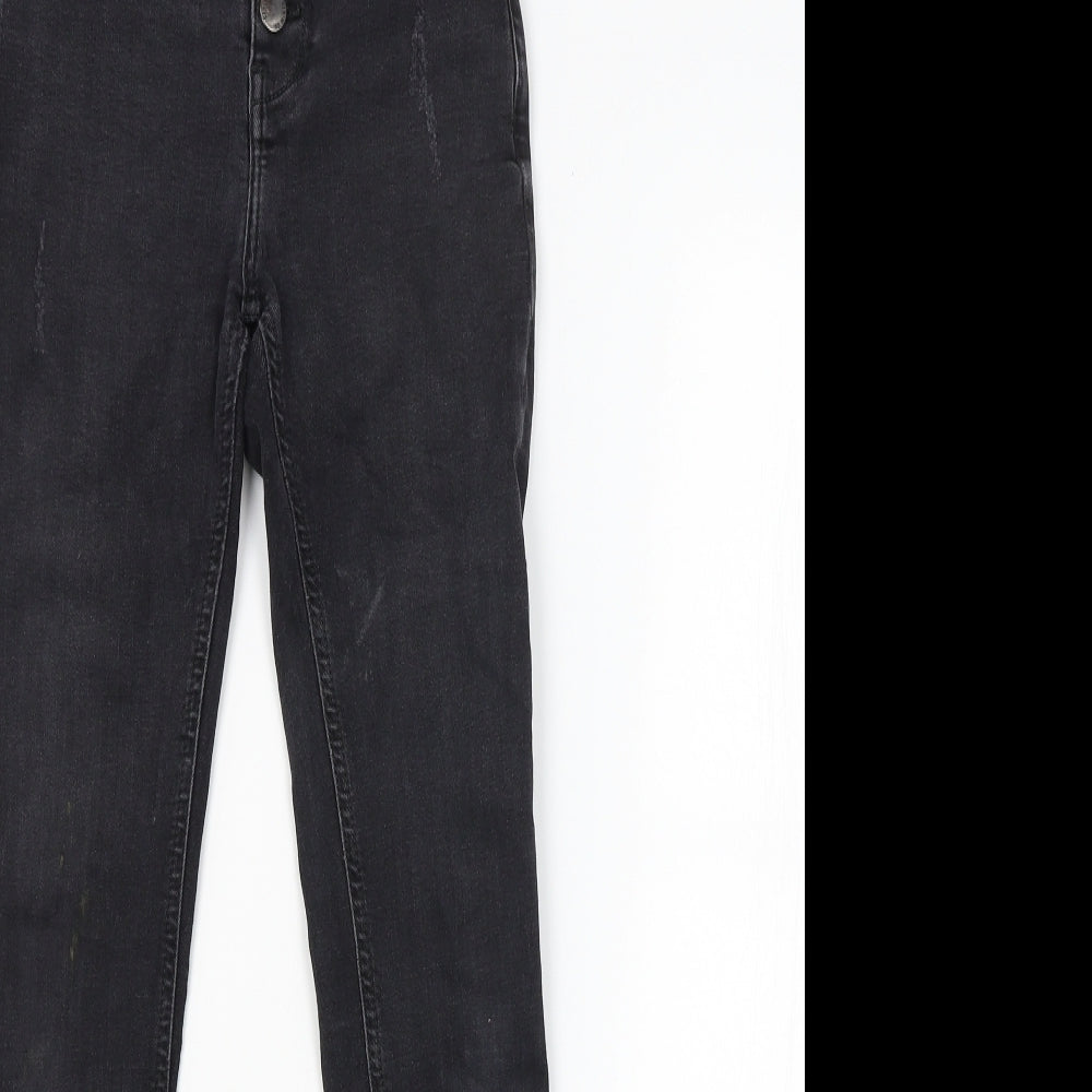 DENIM CO. Womens Grey   Skinny Jeans Size 6 L26 in