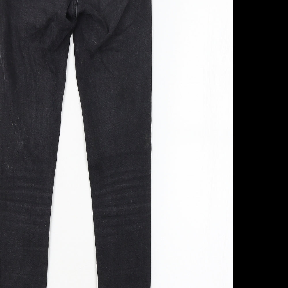 DENIM CO. Womens Grey   Skinny Jeans Size 6 L26 in