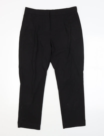 Womens UK Size 12 NEXT Regular Fit  Black Trousers