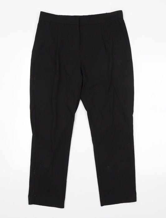 Womens UK Size 12 NEXT Regular Fit  Black Trousers