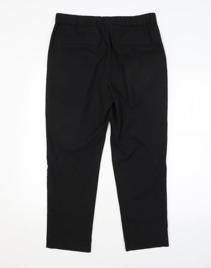 Womens UK Size 12 NEXT Regular Fit  Black Trousers