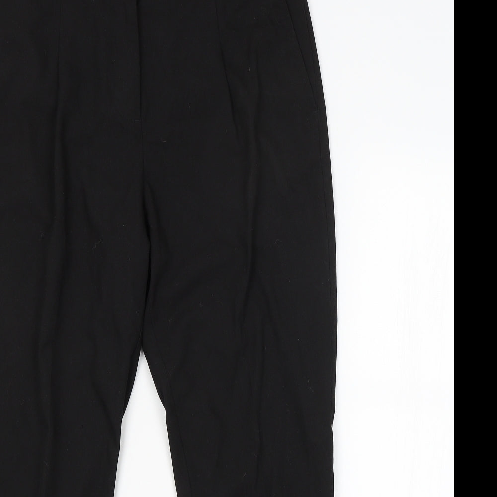 Womens UK Size 12 NEXT Regular Fit  Black Trousers