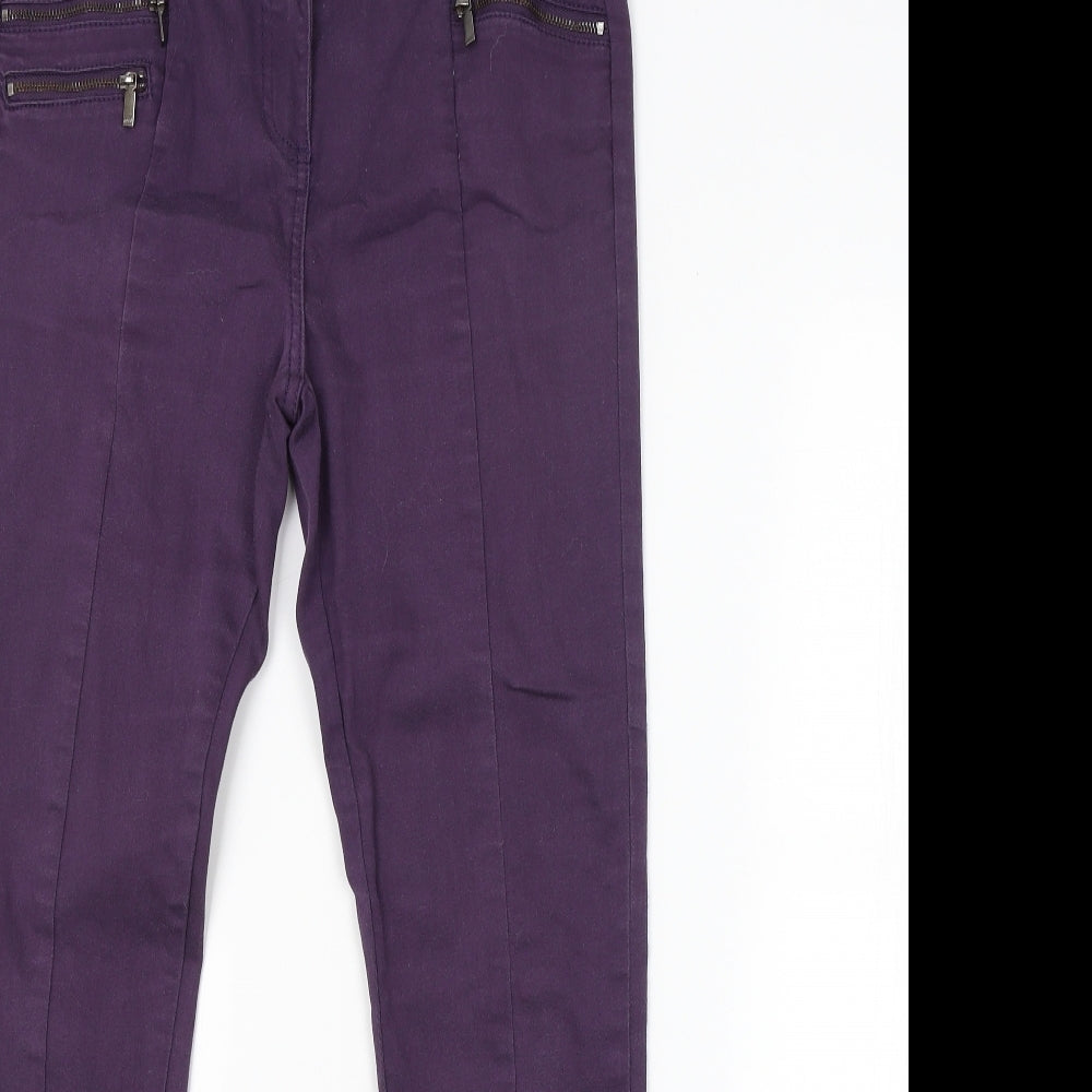 NEXT Womens Purple   Skinny Jeans  L28 in