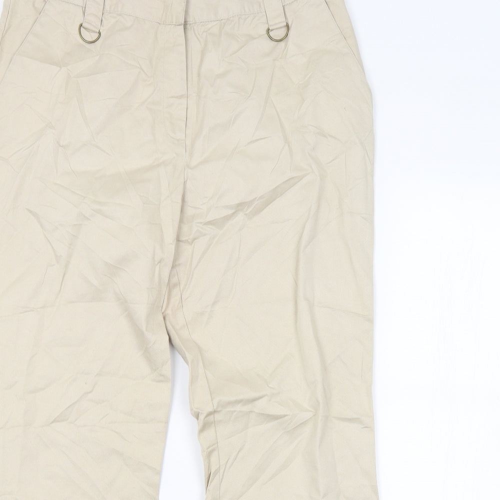 Womens UK Size 16 Papaya Regular Fit  Beige Trousers
