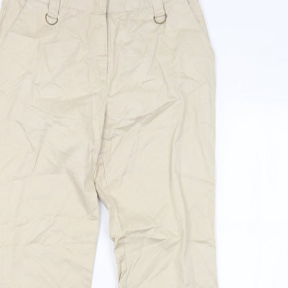 Womens UK Size 16 Papaya Regular Fit  Beige Trousers