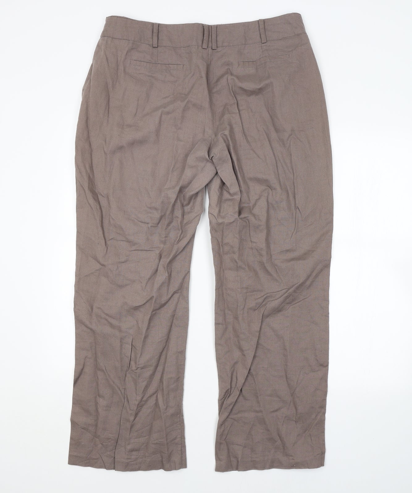 Womens UK Size  Camaïeu Regular Fit  Grey Trousers