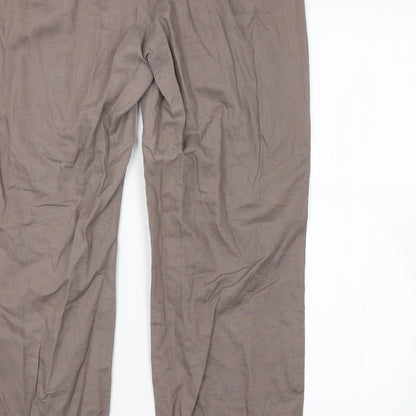 Womens UK Size  Camaïeu Regular Fit  Grey Trousers