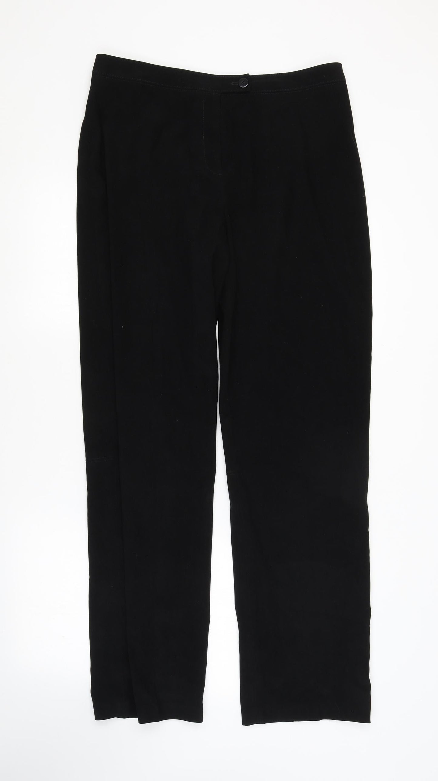 George Womens Black   Trousers  Size 14 L31 in