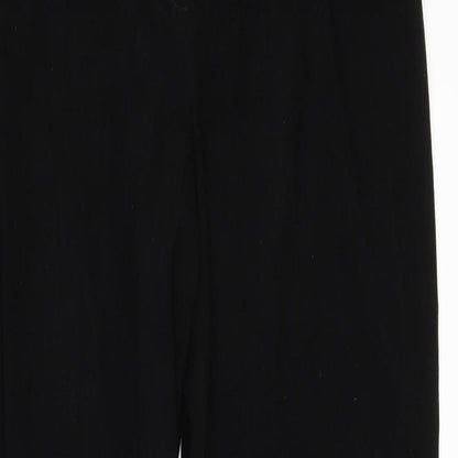 George Womens Black   Trousers  Size 14 L31 in