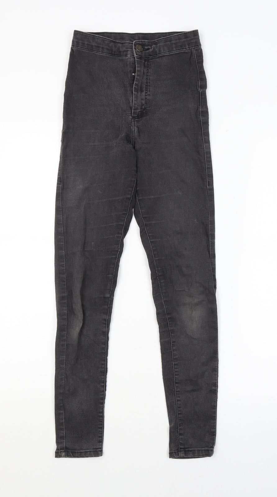 Topshop Womens Grey   Skinny Jeans Size 25 in L30 in