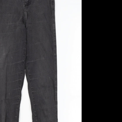 Topshop Womens Grey   Skinny Jeans Size 25 in L30 in