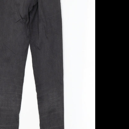 Topshop Womens Grey   Skinny Jeans Size 25 in L30 in