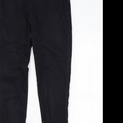 DENIM CO. Womens Black   Jegging Jeans Size 12 L31 in