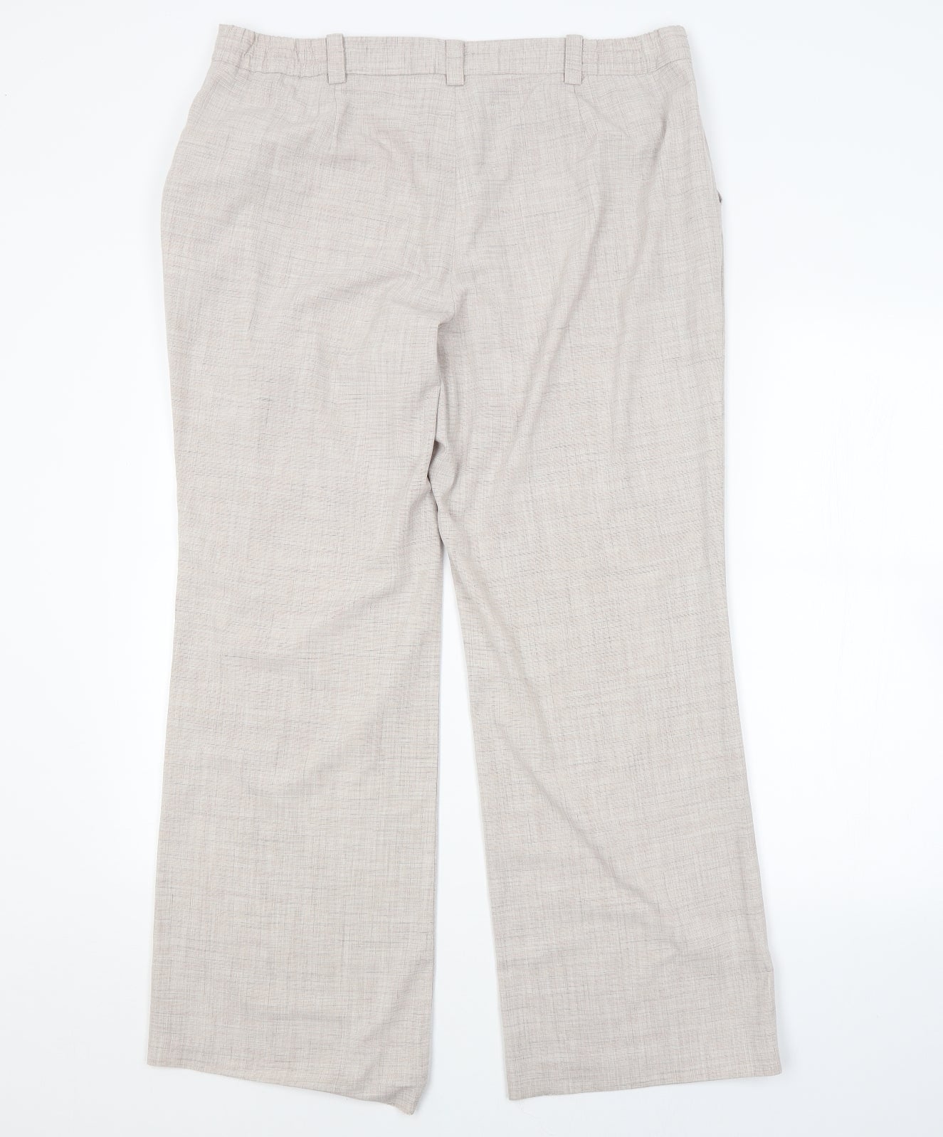 Womens UK Size 18 ANNA ROSE Regular Fit  Beige Trousers