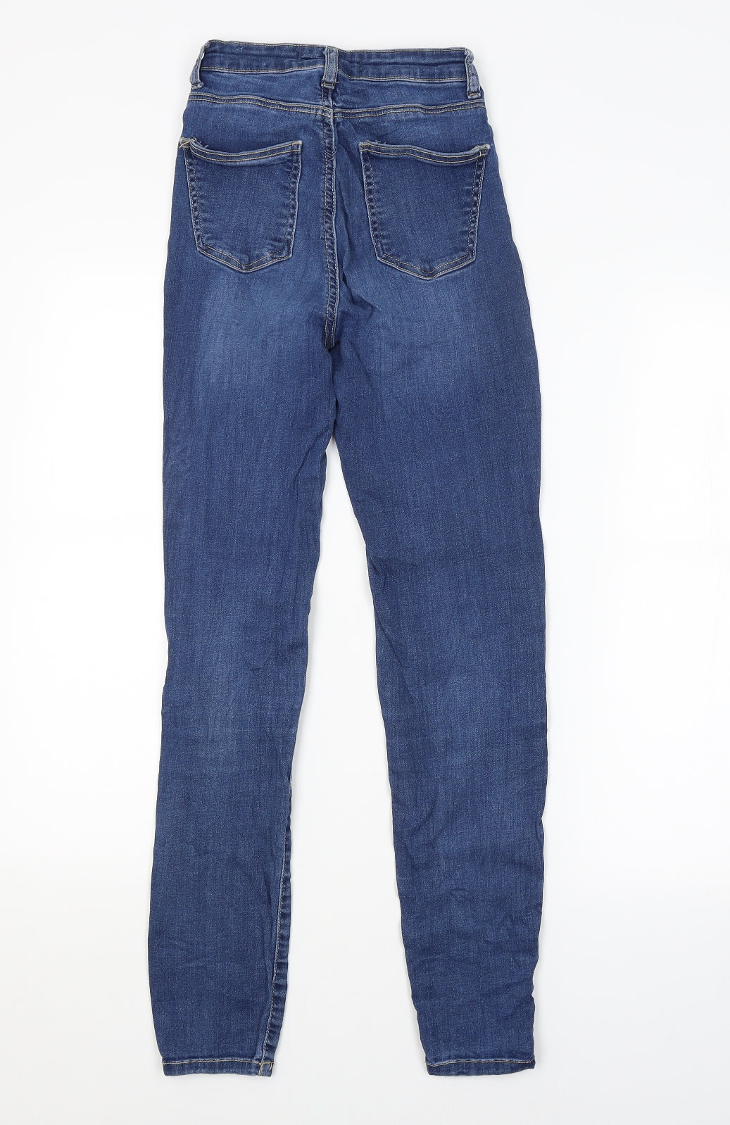 Womens UK Size 8 TALLY WEiJL Regular Fit Skinny Blue Jeans