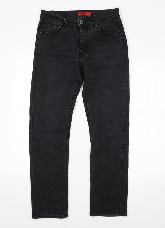 Womens UK Size 10 Angels Regular Fit Straight Grey Jeans