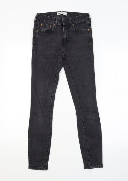Zara Womens Grey   Skinny Jeans Size 6 L26 in
