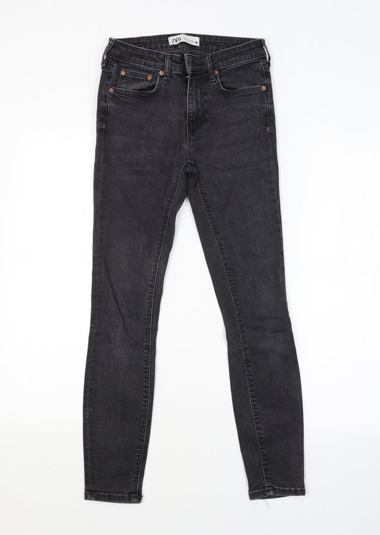 Zara Womens Grey   Skinny Jeans Size 6 L26 in