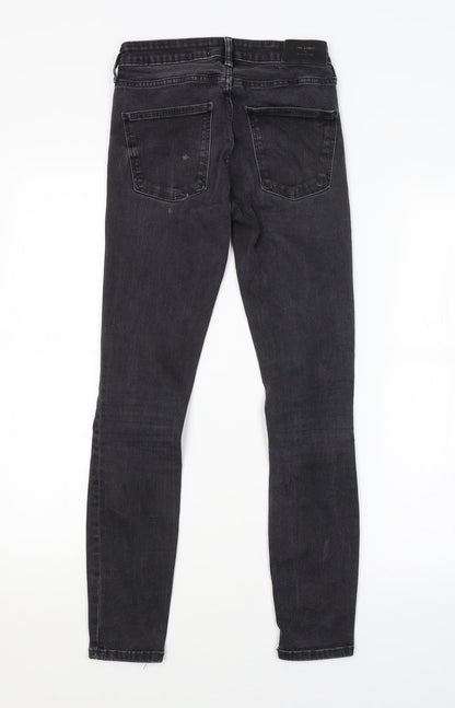 Zara Womens Grey   Skinny Jeans Size 6 L26 in