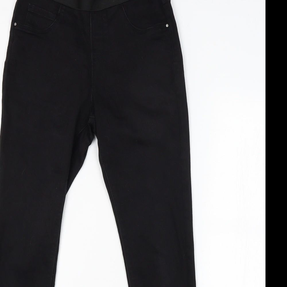 Womens UK Size  Preworn Regular Fit Jegging Black Jeans