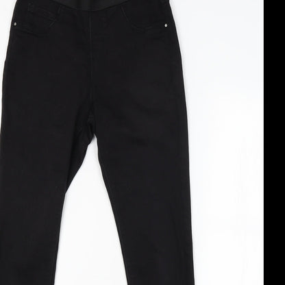 Womens UK Size  Preworn Regular Fit Jegging Black Jeans