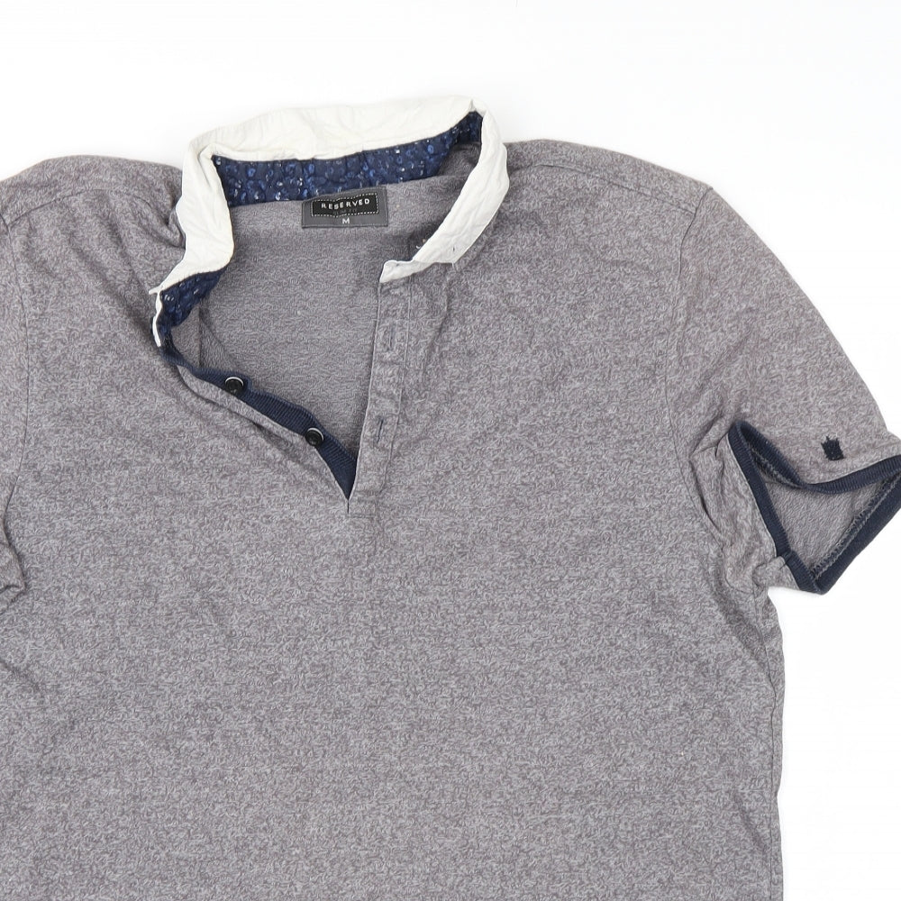RESERVED Mens Grey    Polo Size M