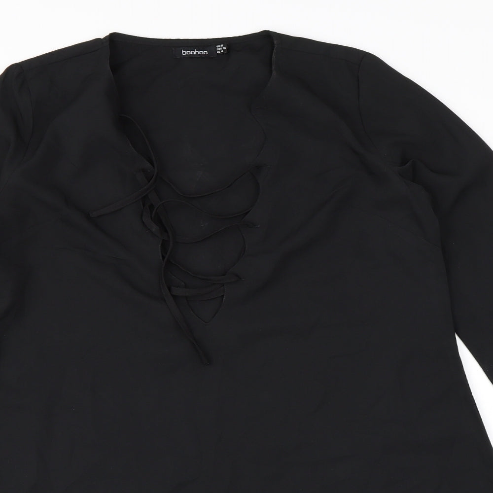 Boohoo Womens Black   Sheath  Size 8