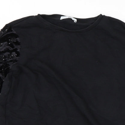 M&S Girls Black   Pullover Jumper Size 11-12 Years