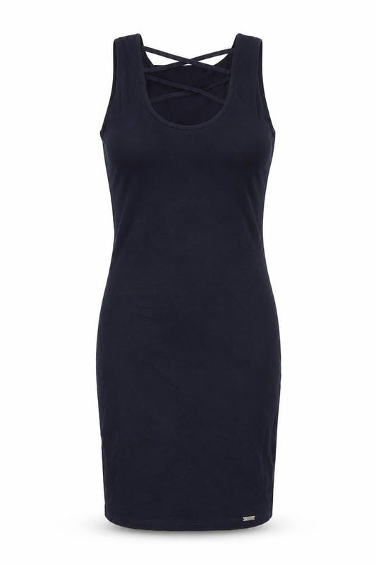 Megi Womens Blue   Tank Dress  Size S
