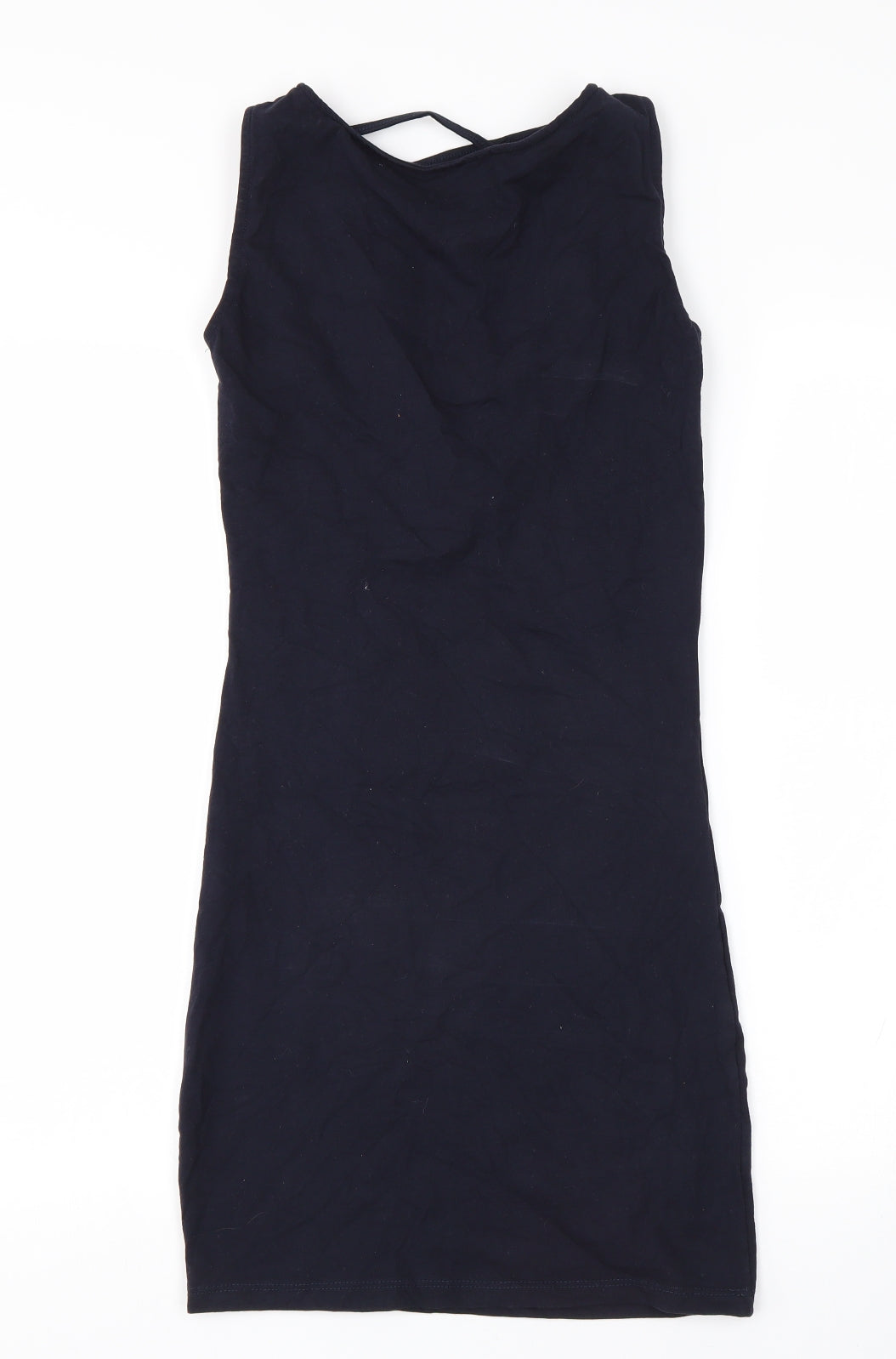 Megi Womens Blue   Tank Dress  Size S