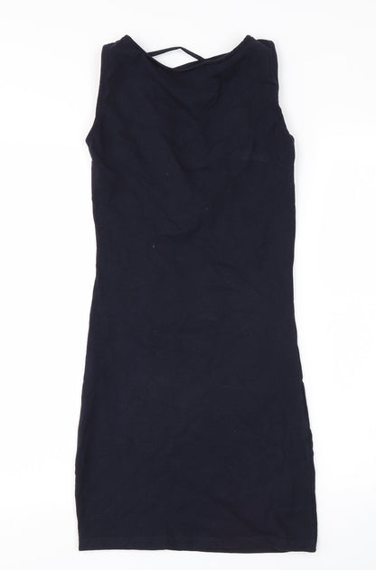 Megi Womens Blue   Tank Dress  Size S