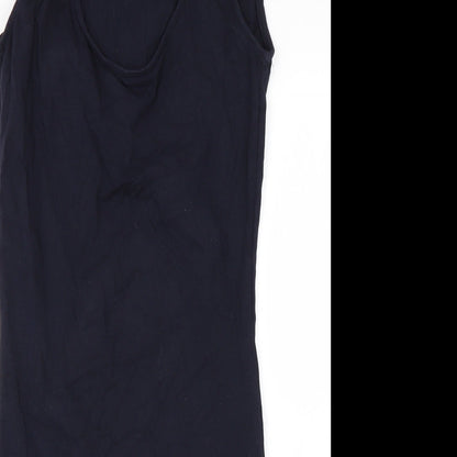 Megi Womens Blue   Tank Dress  Size S
