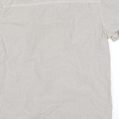 Mens UK Size L H&M Multicoloured  Button-Up Short Sleeve Casual Shirt